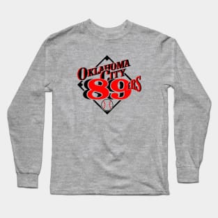 Vintage Oklahoma City 89ers Baseball Long Sleeve T-Shirt